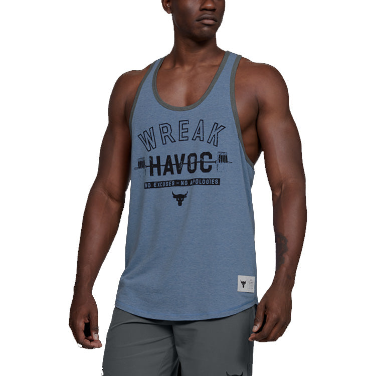 Under Armour Project Rock Wreck Havoc Tank 'Blue' 1346069-480