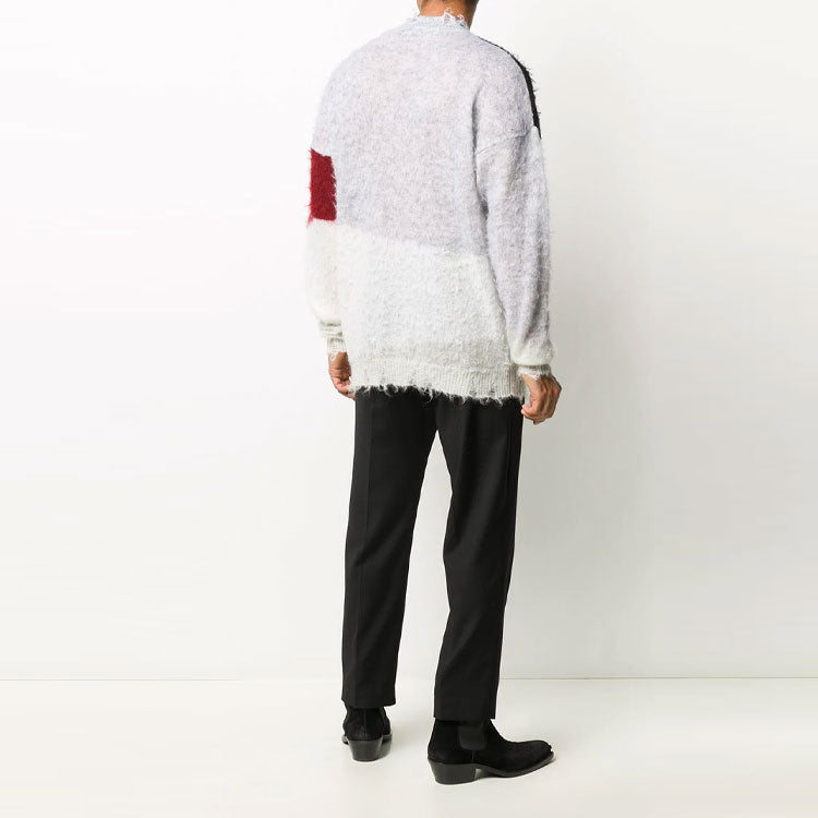 Men's Off-White Logo Colorblock Ordinary Version Gray OMHE062F20KNI0011016