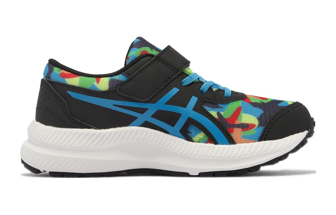 (PS) ASICS Contend 8 'Black Island Blue Camo' 1014A293-003