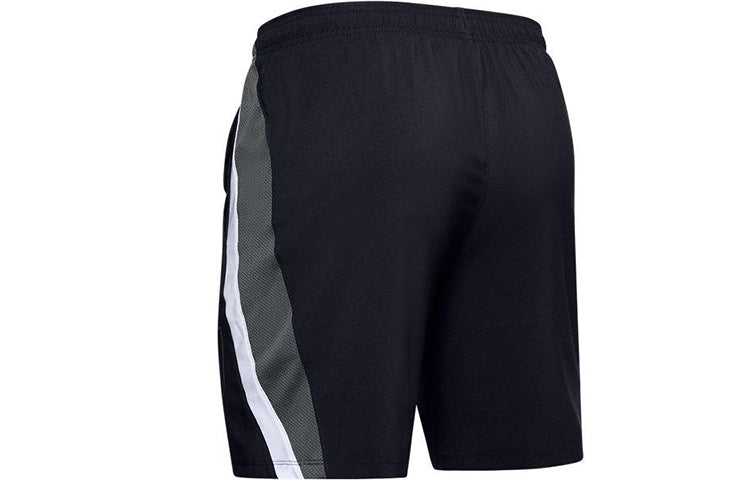 Under Armour Launch SW Branded 7 inch Shorts 'Black' 1350153-001