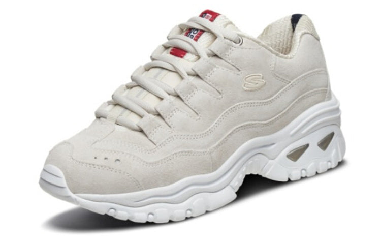 (WMNS) Skechers Energy Low-Top Running Shoes Beige 13401-NAT
