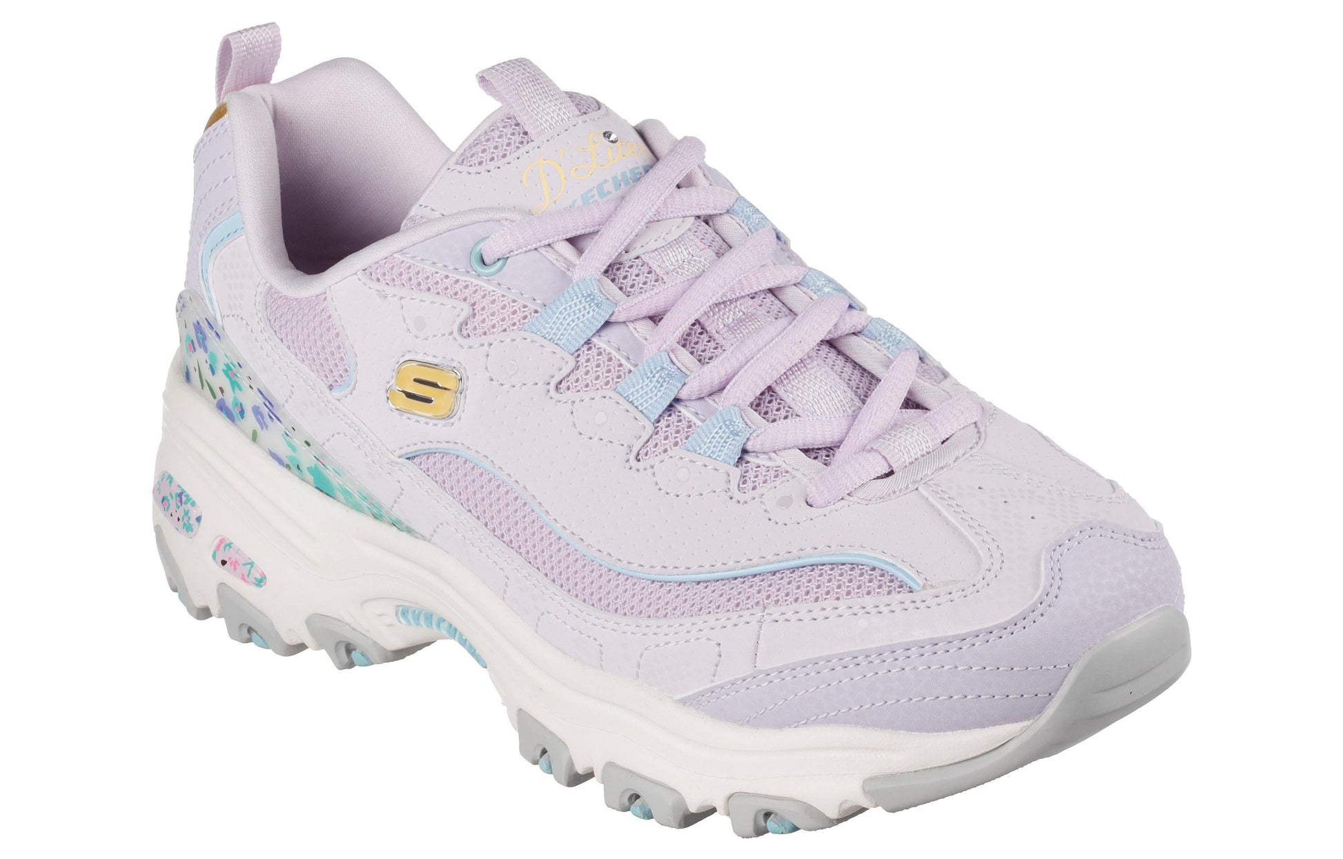 (WMNS) Skechers D'Lites 'Purple' 149642-LVMT