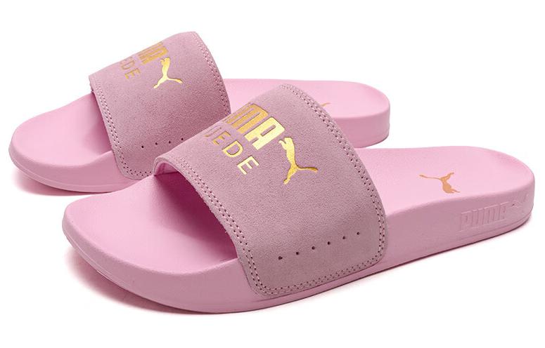 PUMA Leadcat 2.0 Suede Slides 'Pink Gold' 398678-05
