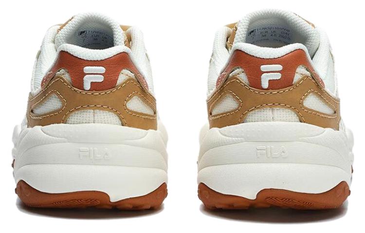 (WMNS) FILA FUSION FLASH Sneakers 'White Brown' T12W321101FWB