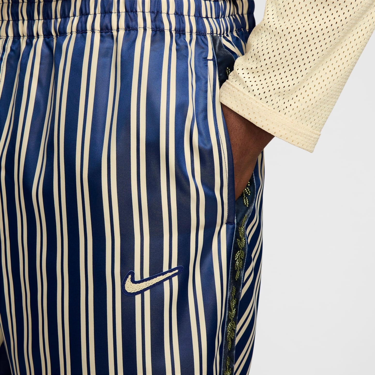 Nike x BODE Scrimmage Pants (Asia Sizing) 'Blue Cream' FJ0202-122