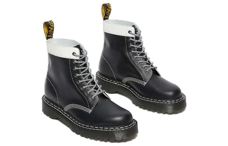 Dr. Martens 1460 Pascal Bex Leather Contrast Lace Up Boots 'Black' 27336009