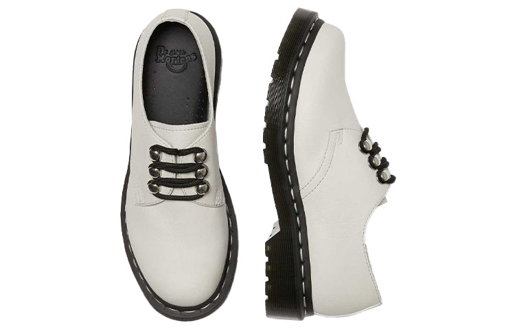 (WMNS) Dr. Martens 1461 Hardware Leather White 26102115