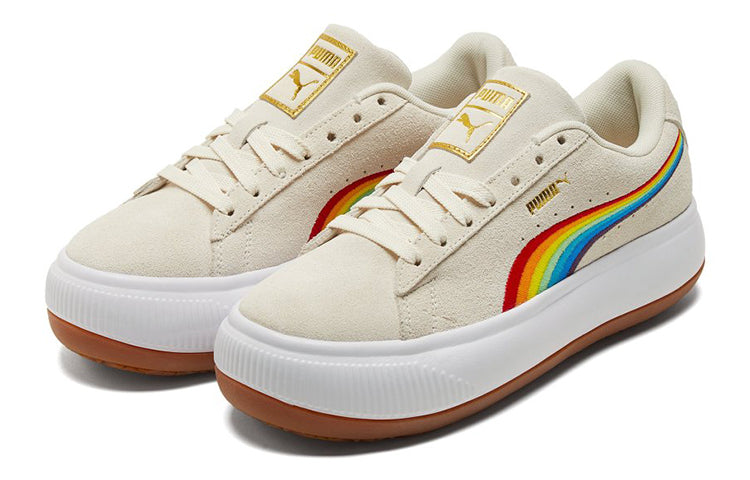 (WMNS) PUMA Suede Mayu 'Rainbow - Whisper White' 387239-03