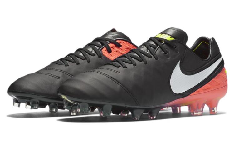 Nike Tiempo Legend VI FG 'Black Hyper Orange' 819177-018