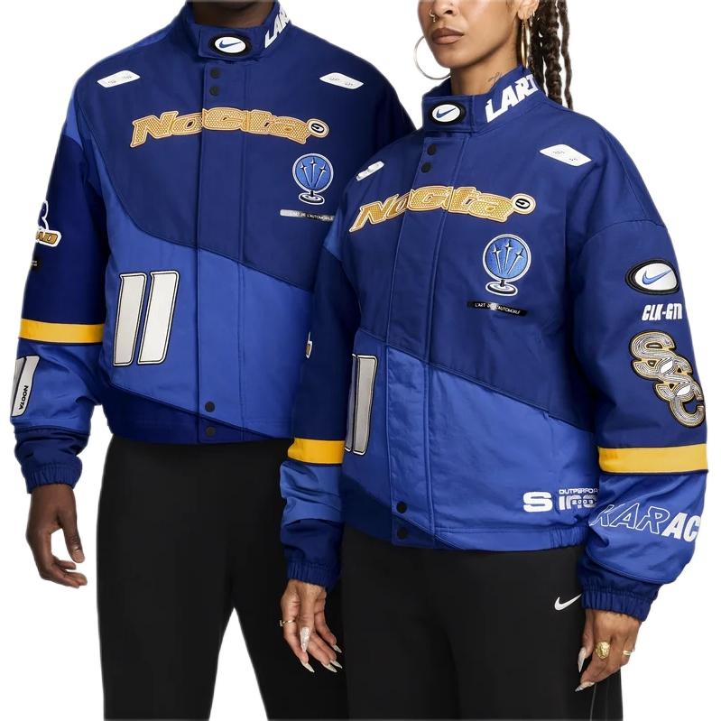 Nike x NOCTA Drake L'ART Racing Jacket Asia Sizing 'Deep Royal Blue' FD2195-455