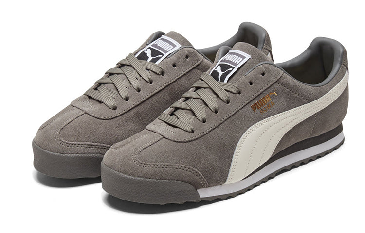 PUMA Roma Suede Low Tops Sports Training Shoe Gray 365437-12