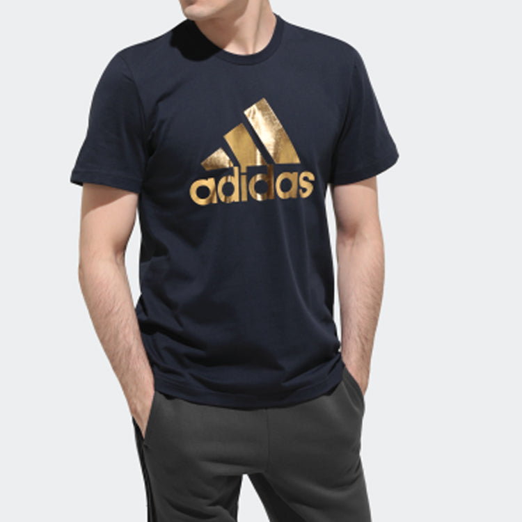 adidas 8-Bit Foil Grfx Athleisure Casual Sports Short Sleeve Black FN1738
