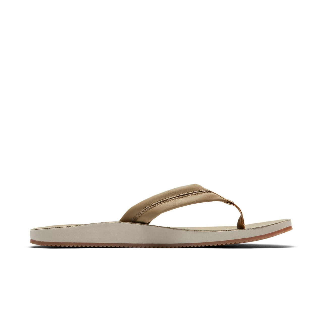 Nike Hurley Lunar Leather Flip Flops Sandals Khaki Light brown AR4006-244