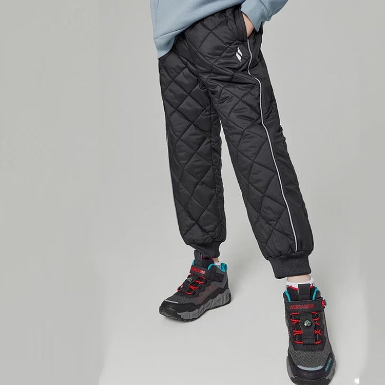 (GS) Skechers Woven Lined Cotton Pants 'Black' L422B011