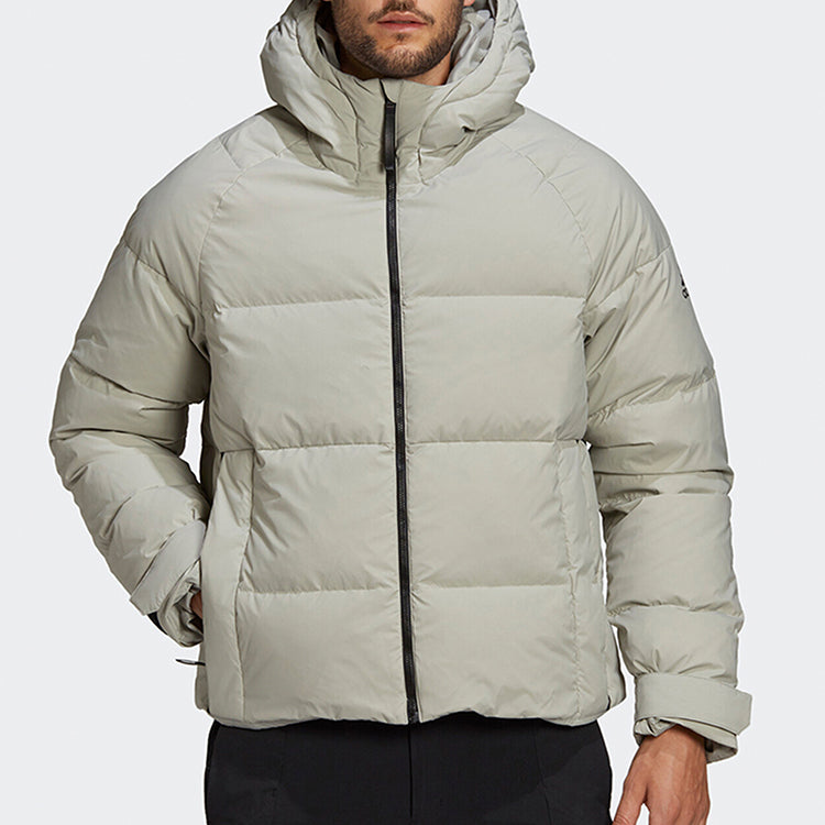 Men's adidas Puffer down jkt Gray Jacket FT2483
