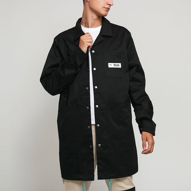 PUMA x Rhude Coat 'Black White' 595344-01