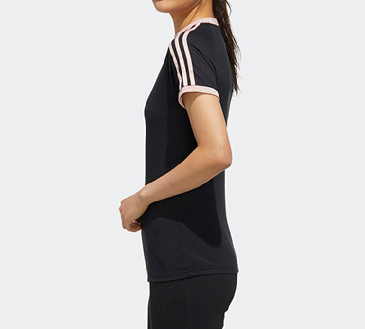 (WMNS) adidas neo W CS 3S Tee Short Sleeve Black GL1190