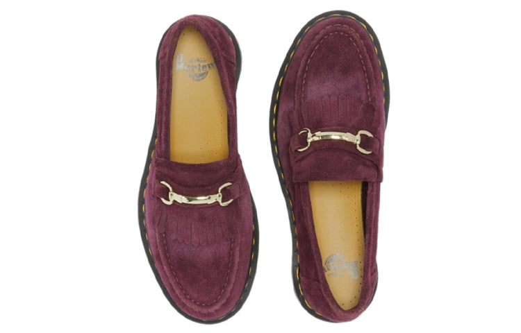 Dr.Martens Snaffle Suede Loafers 'Plum' 27425539