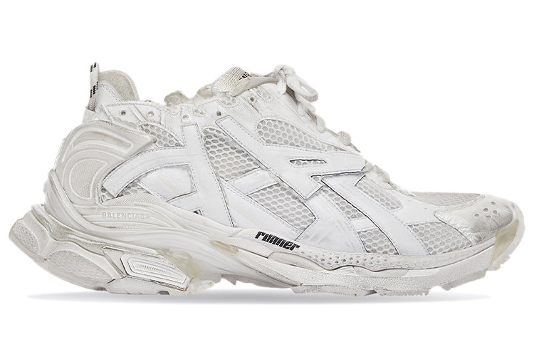 (WMNS) Balenciaga Runner Sneakers 'Whtie Mesh and Nylon' 656063W3RA19000