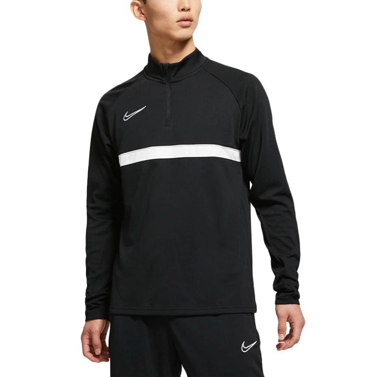 Nike Academy Half Zip Training Long Sleeves T-Shirt 'Black' CW6111-010