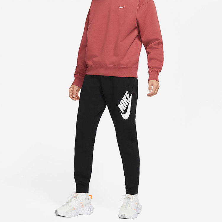 Nike Casual Fleece Cuffed Pants Men Black DJ4124-010