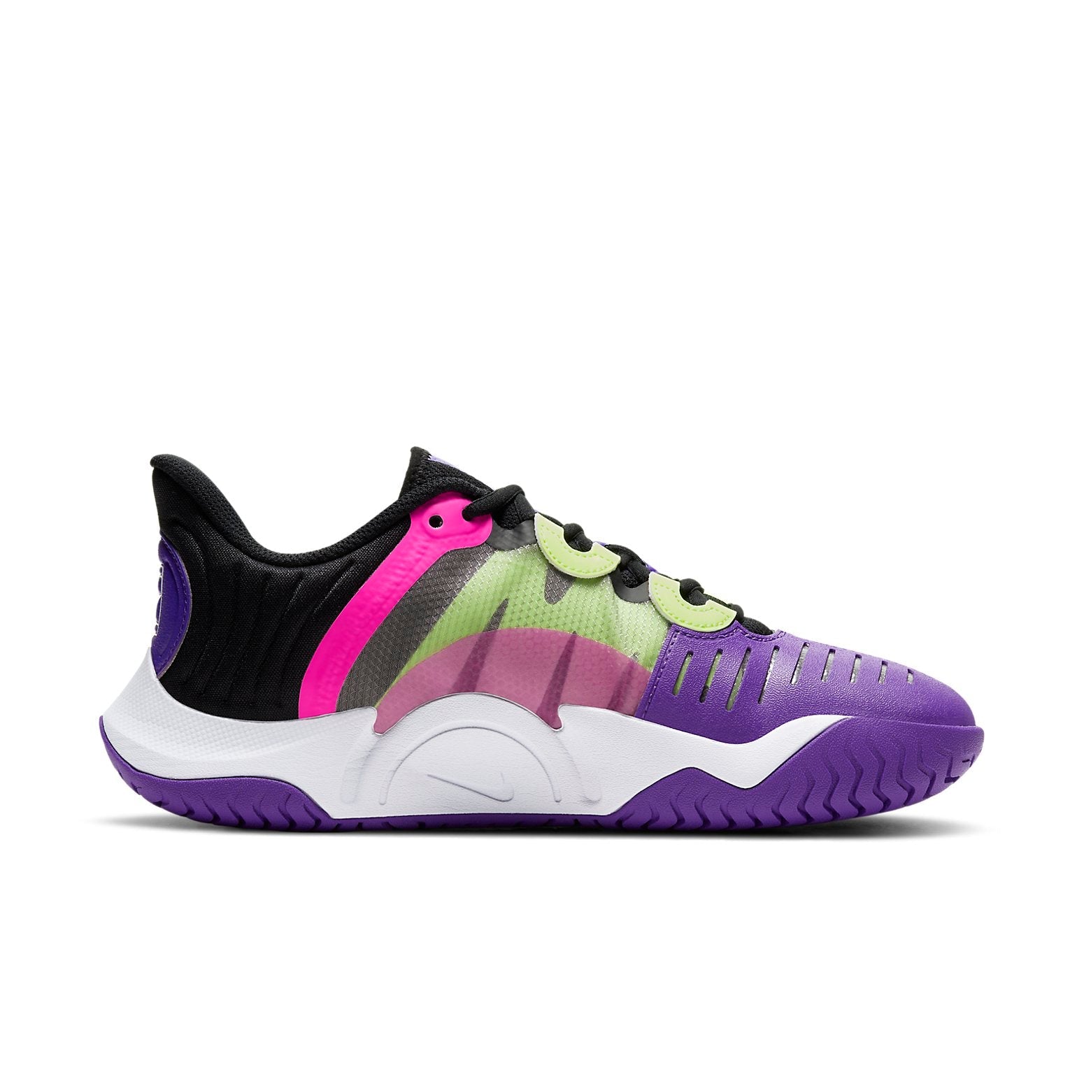 (WMNS) Nike Court Air Zoom GP 'Fierce Purple Liquid Lime' CK7580-002