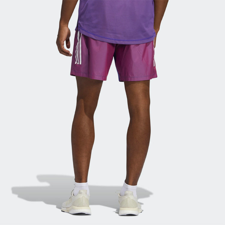 adidas Primeblue Short Contrasting Colors Training Sports Shorts Metallic Red GM0477