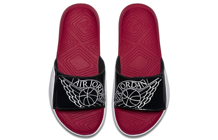 (GS) Air Jordan Hydro 7 Black Red White (W) Slippers '' AA2516-001