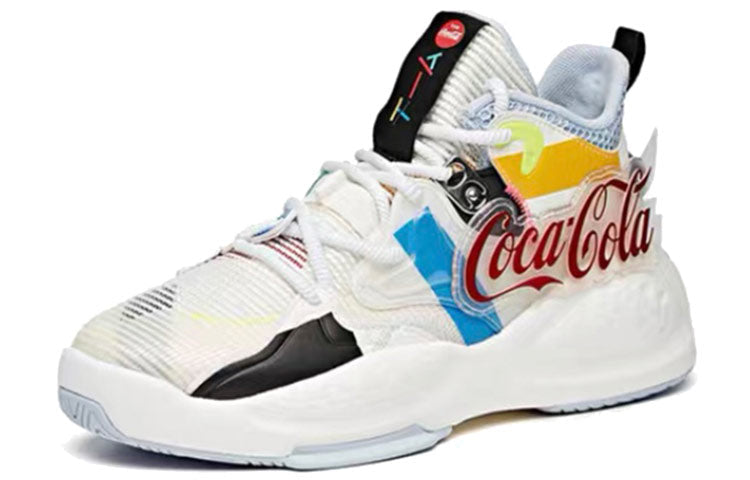 (WMNS) ANTA x Coca Cola Badao 'White Multi-Color' 122038085S-3
