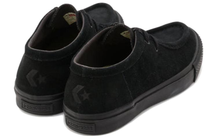 Converse Chevron & Star Moccasins Skateboarding Ox 'Black' 34201151
