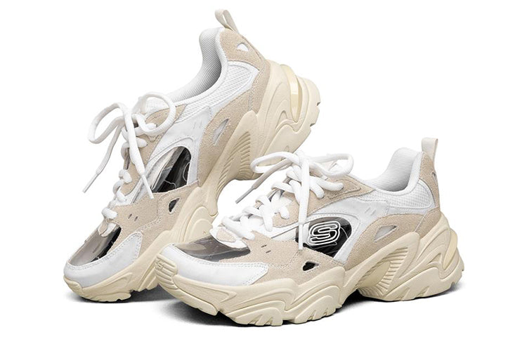 (WMNS) Skechers Stamina V2 Low-Top Running Shoes White 896011-WHT