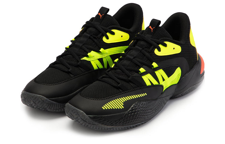 PUMA Court Rider 2.0 Glow Stick 'Black Lime Squeeze' 377393-01