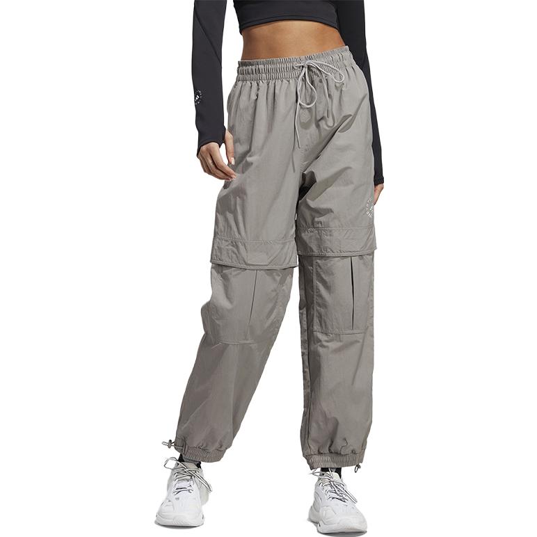 (WMNS) adidas by Stella McCartney TrueCasuals Woven Solid Track Pants 'Grey' HS0036
