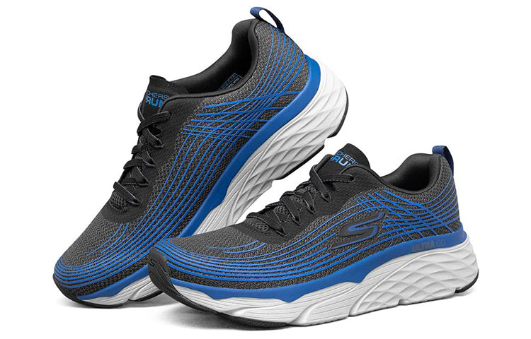 Skechers Max Cushioning Elite Low-Top Black/Blue 54430-BKBL