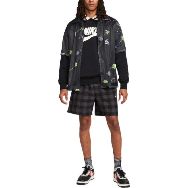Nike logo crew neck sweatshirt 'Black' DQ4913-010