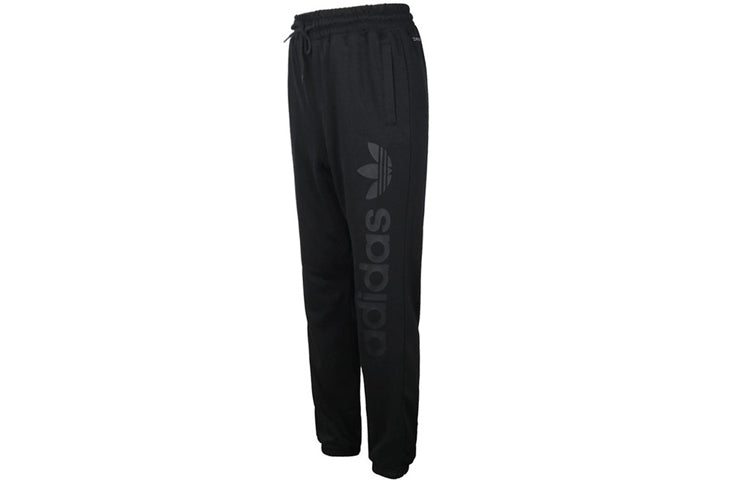 adidas originals Side Alphabet Printing Sports Pants Black CF5793