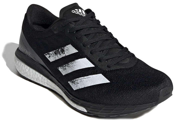 adidas adizero Boston 9 wide 'Black White' FY1117
