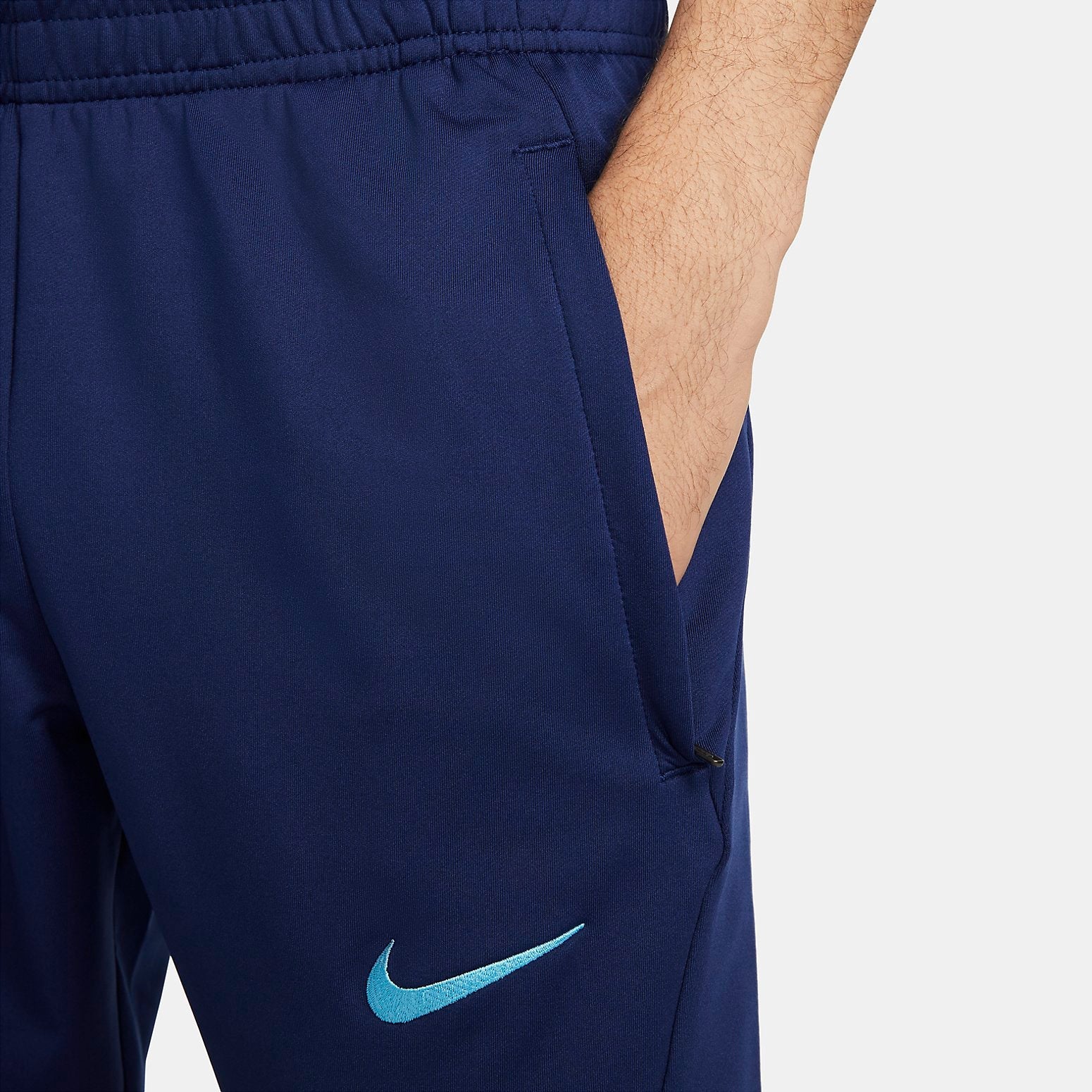 Nike Logo England Strike Dri-FIT Knit Soccer Pants 'Blue' DH6479-492