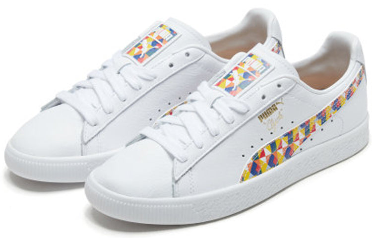 PUMA Clyde Graffiti Retro Casual Skateboarding Shoes Unisex 370001-01