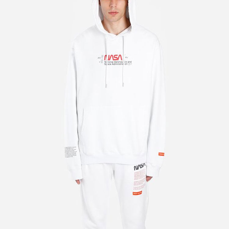 HERON PRESTON x NASA Unisex Raglan Facts Sweatshirt White HMBB004F198080180188