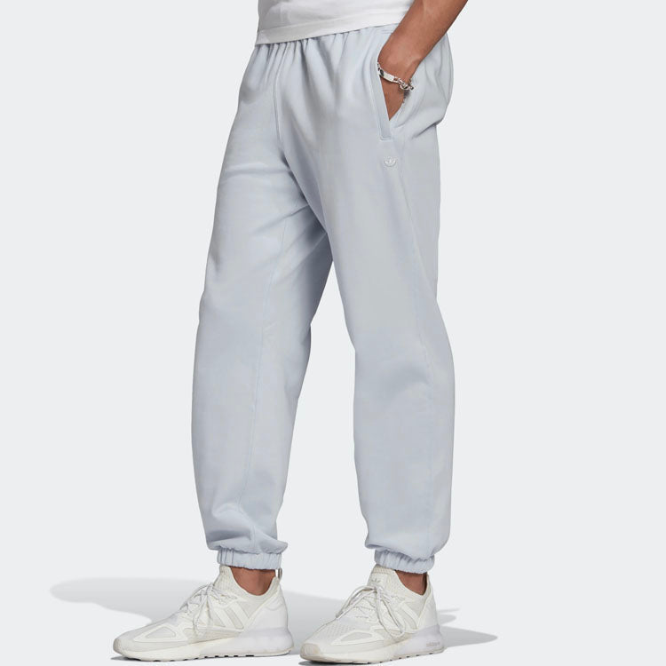 adidas originals Casual Loose Bundle Feet Elastic Waistband Sports Pants Blue GN3369