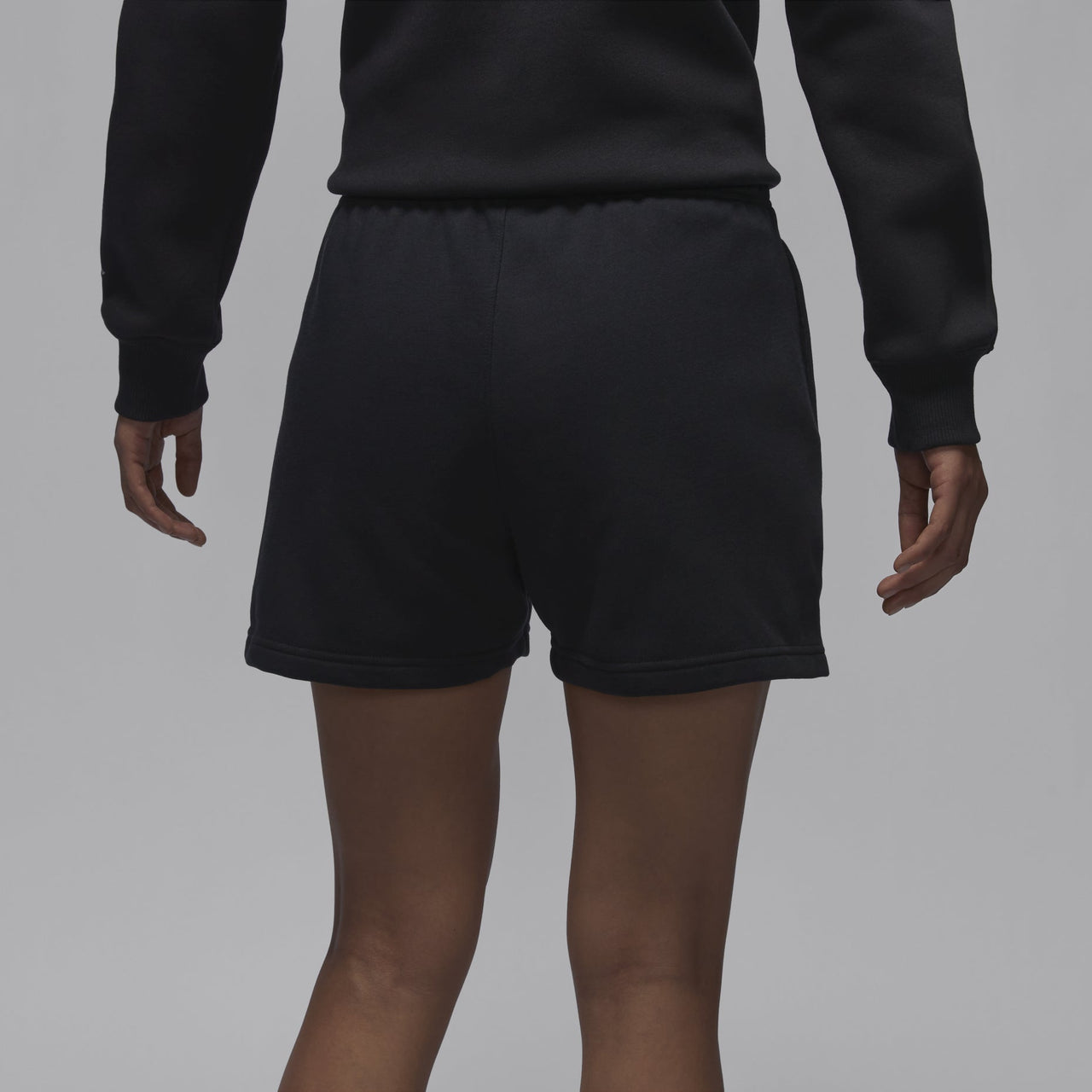 (WMNS) Air Jordan Brooklyn Fleece Shorts Asia Sizing 'Black' HJ1366-010