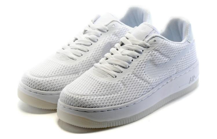 (WMNS) Nike Air Force 1 Low Upstep BR 'Tripe White' 833123-100