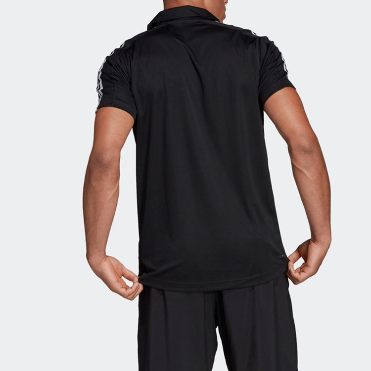 Men's adidas Training Sports POLO Black Polo Shirt DT3048