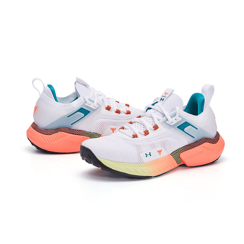 (GS) Under Armour Project Rock 5 'White After Burn' 3025437-100