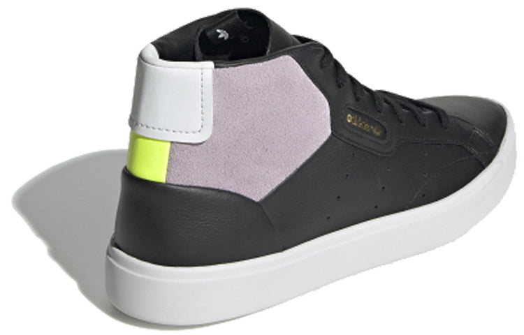 (WMNS) adidas SLEEK Mid W 'Black Purple' EE4527