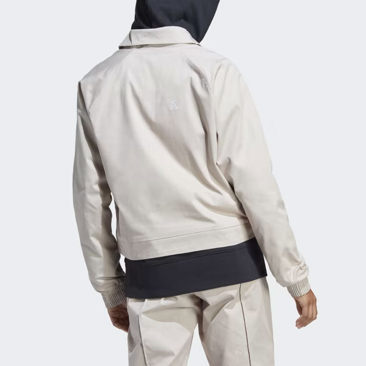(WMNS) adidas Track Top with Healing Crystals Inspired Graphics 'Grey' IC5713