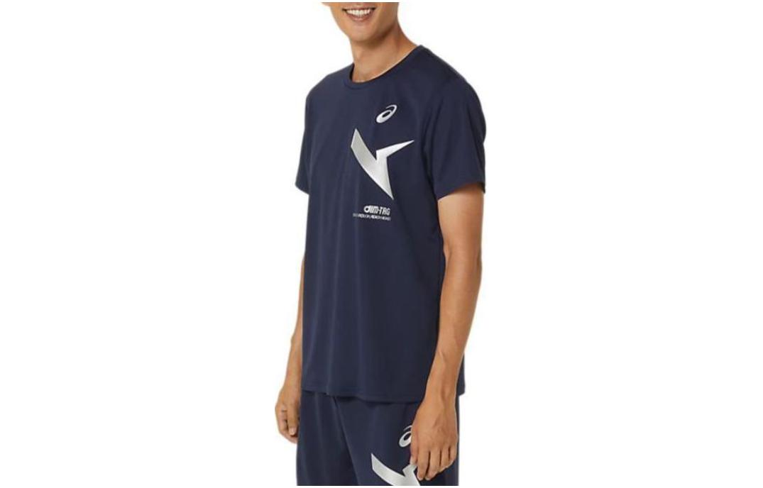 Asics A-I-M Dry Short Sleeve T-Shirt 'Midnight' 2031E555-400
