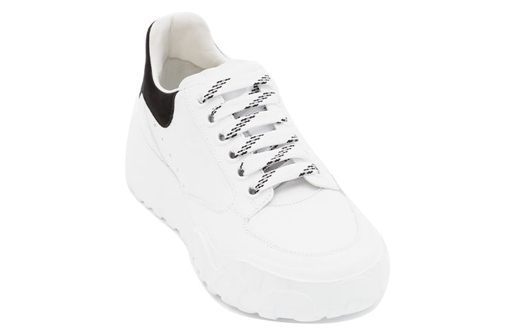 (WMNS) Alexander McQueen Court Trainer 'White Black' 633915WHZ969061