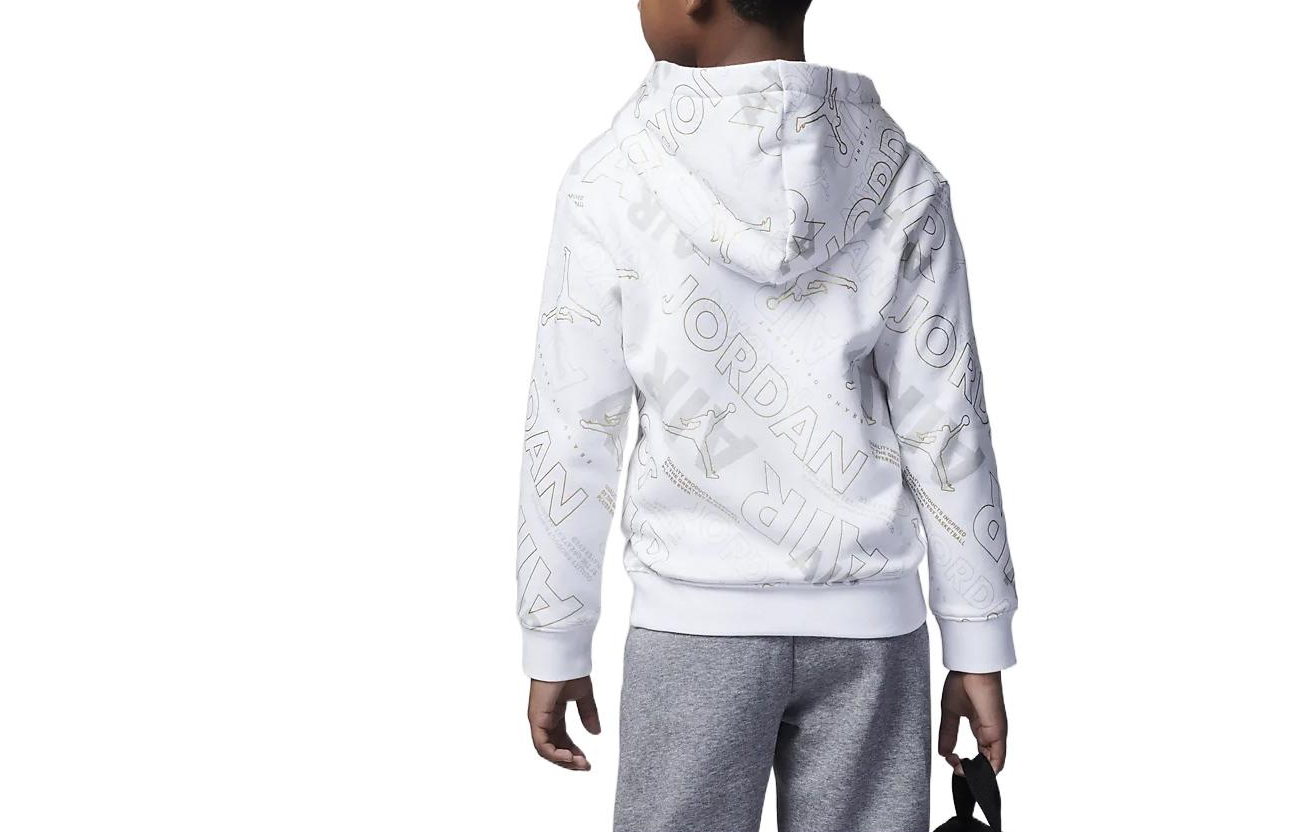 (GS)Air Jordan Brooklyn Heroes Oversize Fleece Hoodie 'Black' FB9464-100